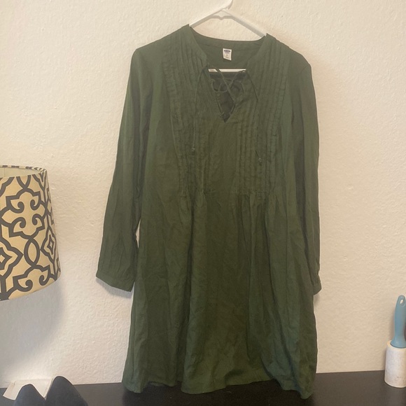 Old Navy | Dresses | Old Navy Olive Green Dress | Poshmark